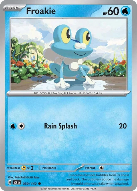 Froakie 39 Stellar Crown Pokémon card