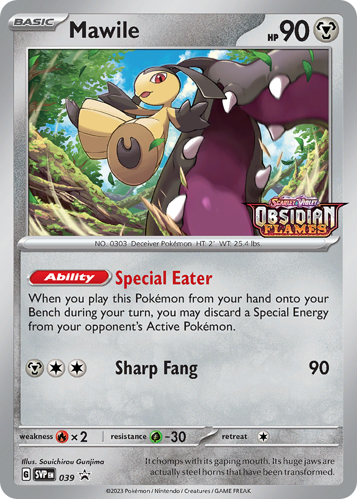 Mawile 39 Scarlet & Violet Black Star Promos Pokémon card
