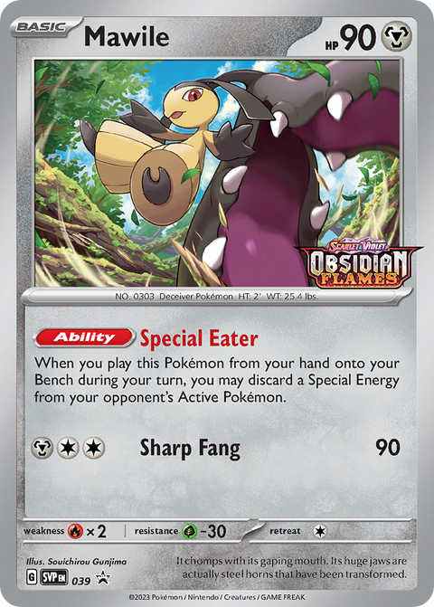 Mawile 39 Scarlet & Violet Black Star Promos Pokémon card