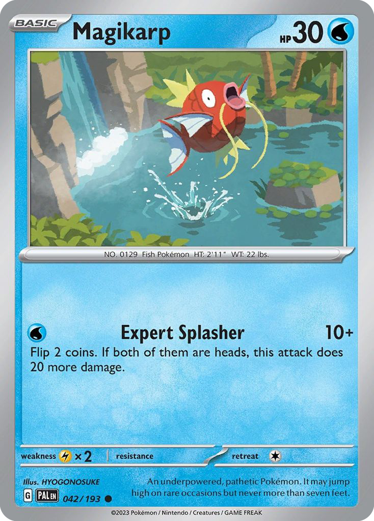 Magikarp 42 Paldea Evolved Pokémon card