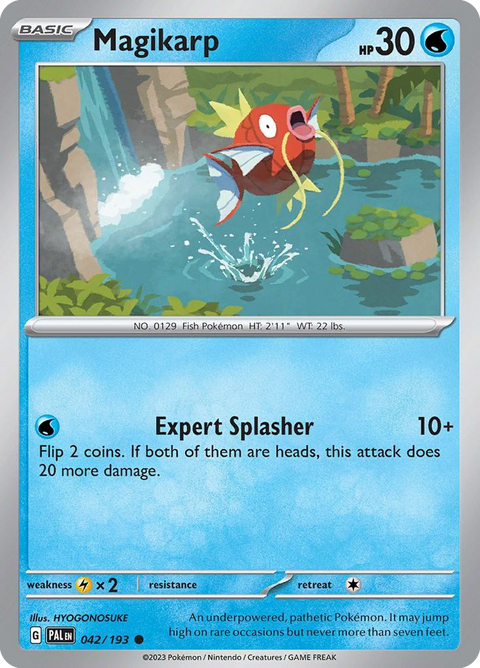 Magikarp 42 Paldea Evolved Pokémon card