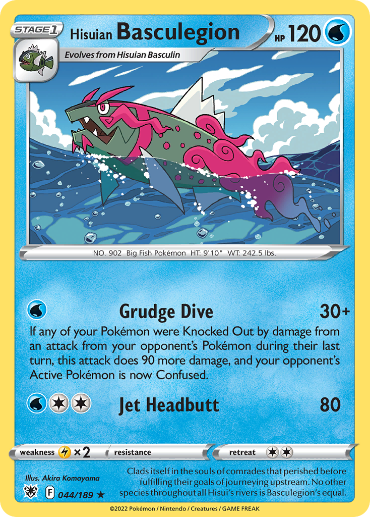 Hisuian Basculegion 44 Astral Radiance Pokémon card