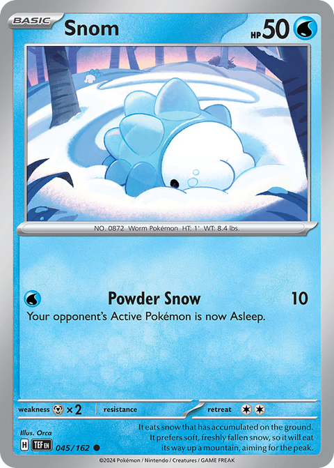 Snom 45 Temporal Forces Pokémon card