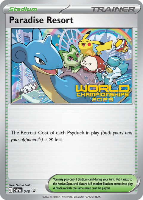 Paradise Resort 45 Scarlet & Violet Black Star Promos Pokémon card