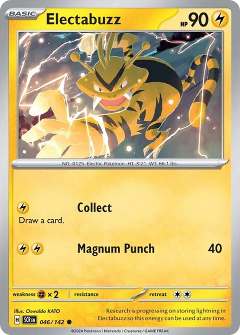 Electabuzz 46 Stellar Crown Pokémon card