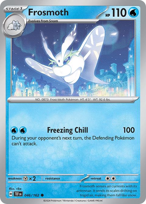 Frosmoth 46 Temporal Forces Pokémon card