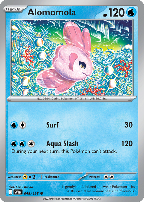 Alomomola 48 Scarlet & Violet Pokémon card