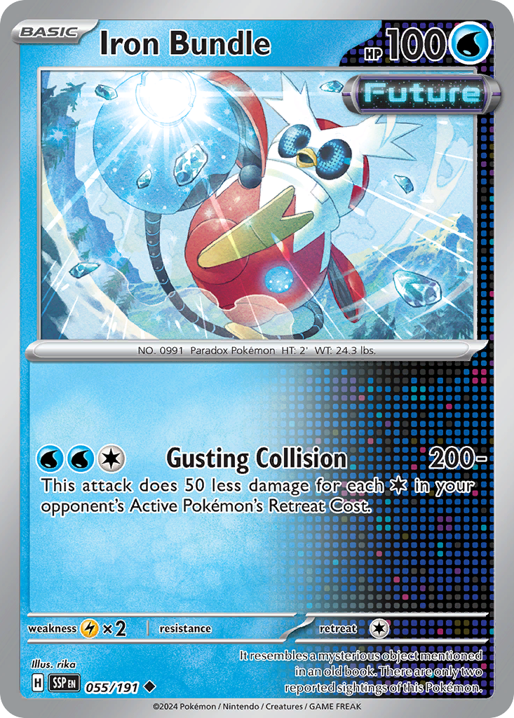 Iron Bundle 55 Surging Sparks Pokémon card