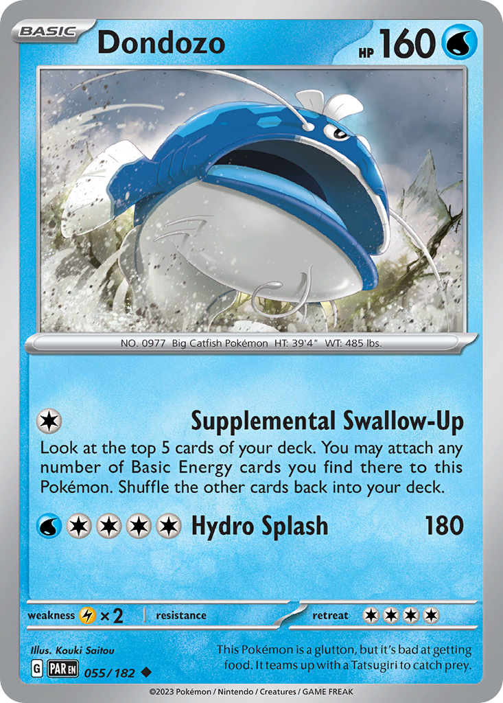 Dondozo 55 Paradox Rift Pokémon card