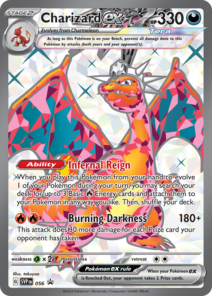 Charizard ex 56 Scarlet & Violet Black Star Promos Pokémon card