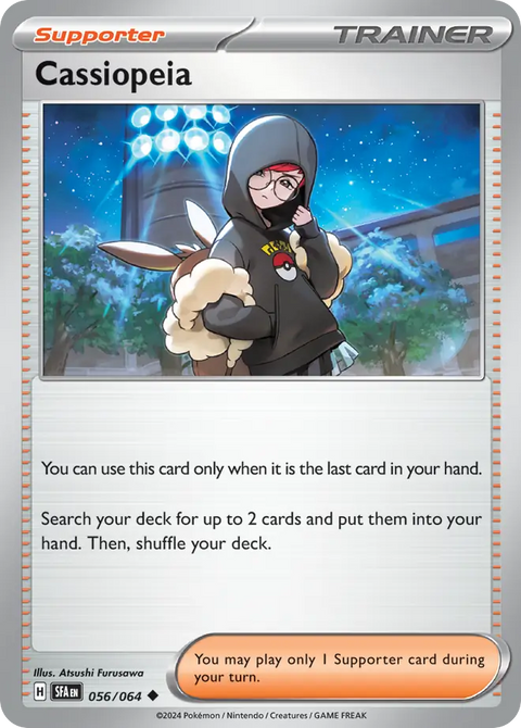 Cassiopeia 56 Shrouded Fable Pokémon card