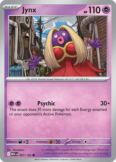 Jynx 57 Mega Evolution Pokémon card