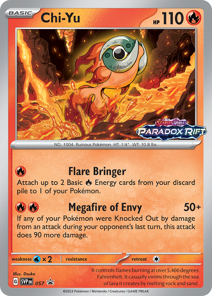 Chi-Yu 57 Scarlet & Violet Black Star Promos Pokémon card