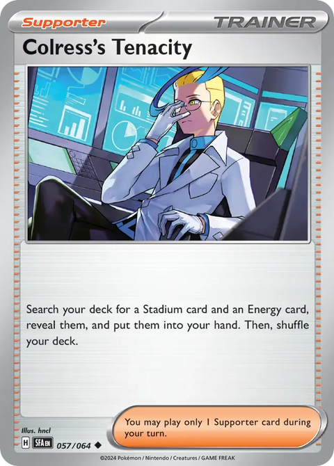 Colress's Tenacity 57 Shrouded Fable Pokémon card