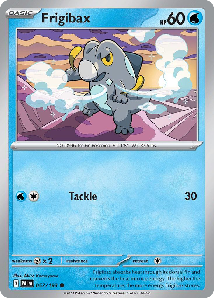 Frigibax 57 Paldea Evolved Pokémon card