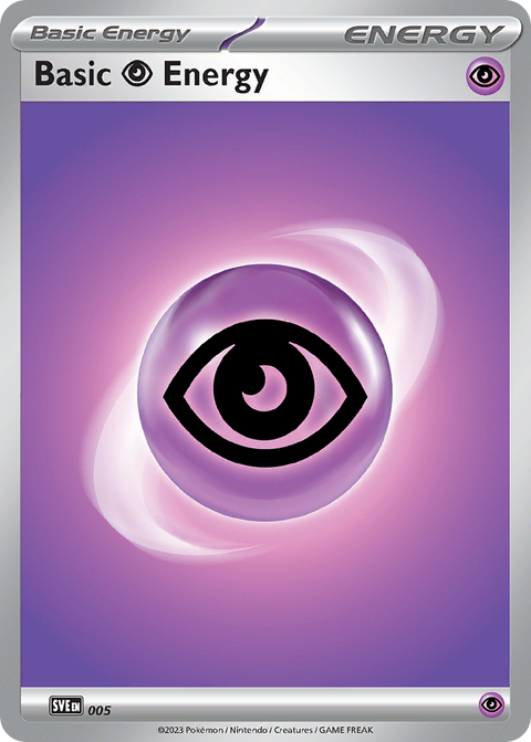 Basic Psychic Energy 5 Scarlet & Violet Energies Pokémon card