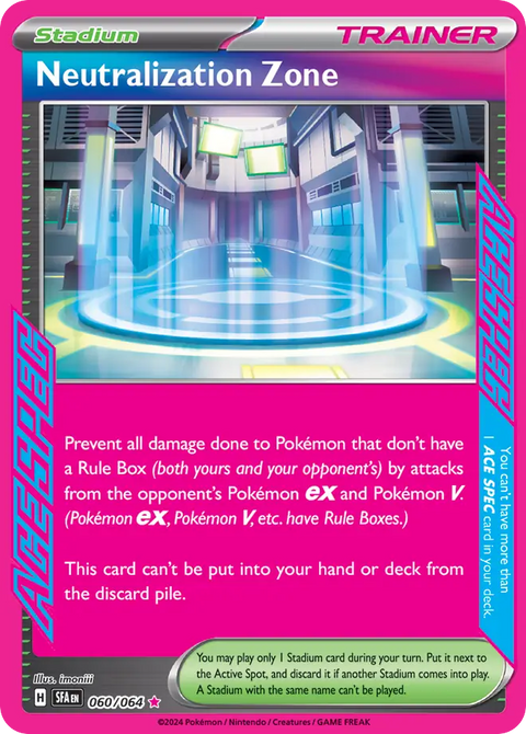Neutralization Zone 60 Shrouded Fable Pokémon card