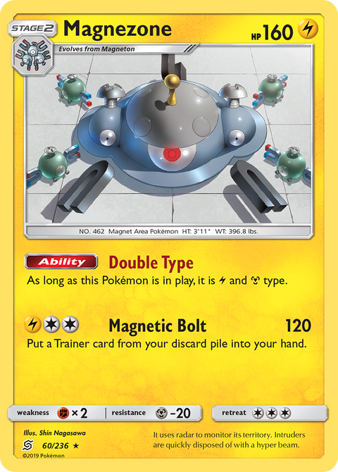 Magnezone 60 Unified Minds Pokémon card