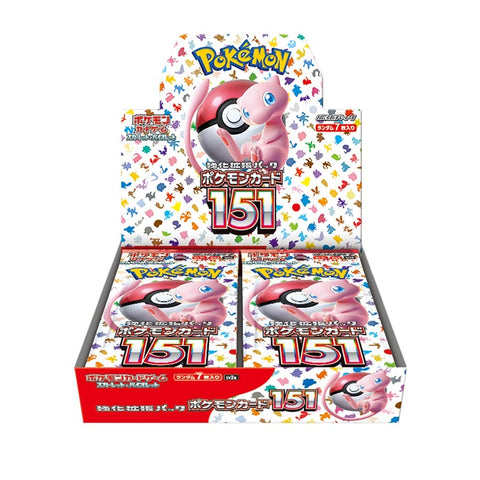 Pokemon Japanese TCG: Pokémon Card 151 - SV2a - Japanese Booster Box