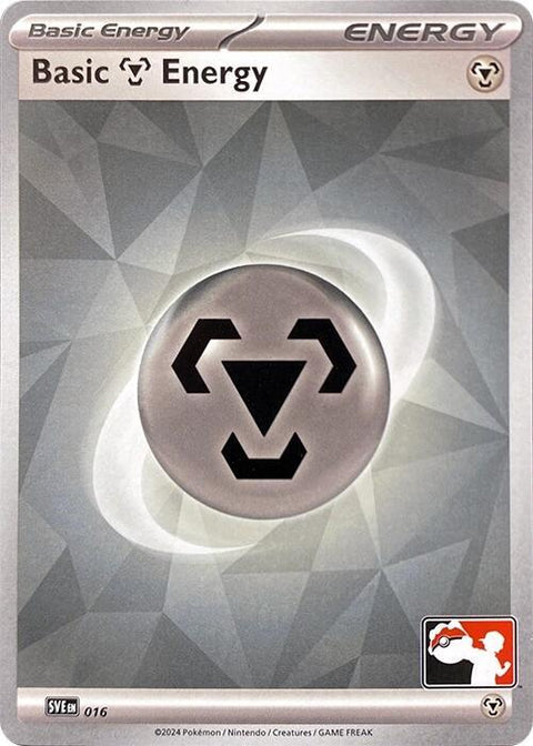 Basic Metal Energy - 016 - Prize Pack Series Seven — Play! Pokémon stamped prize pack card