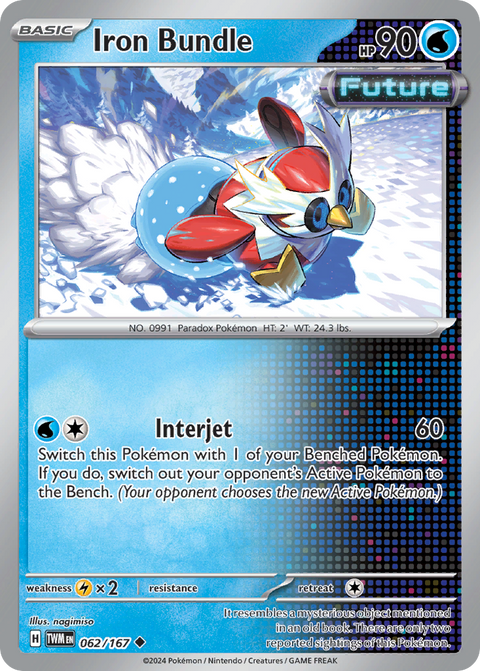 Iron Bundle 62 Twilight Masquerade Pokémon card