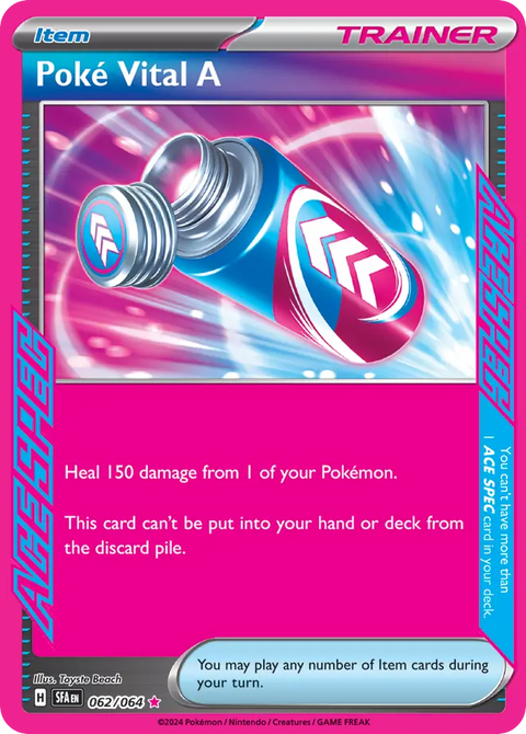 Poké Vital A 62 Shrouded Fable Pokémon card