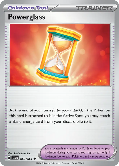 Powerglass 63 Shrouded Fable Pokémon card