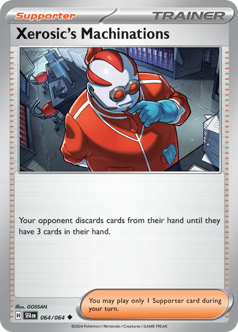 Xerosic's Machinations 64 Shrouded Fable Pokémon card