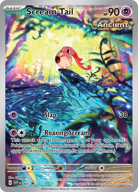 Scream Tail 65 Scarlet & Violet Black Star Promos Pokémon card
