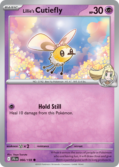 Lillie's Cutiefly 66 Journey Together Pokémon card
