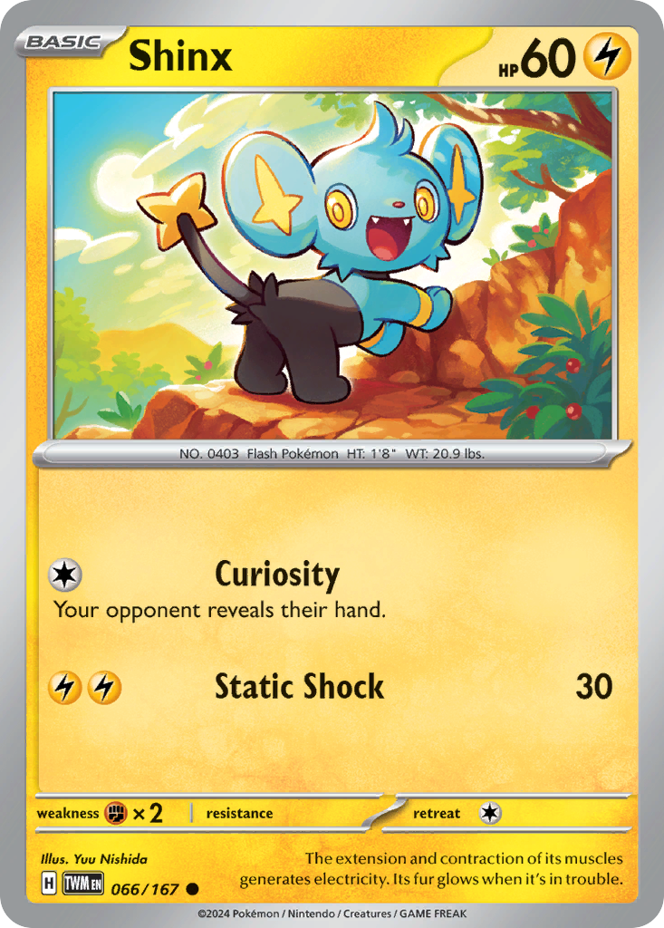 Shinx 66 Twilight Masquerade Pokémon card
