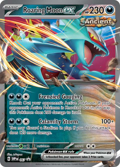 Roaring Moon ex 67 Scarlet & Violet Black Star Promos Pokémon card