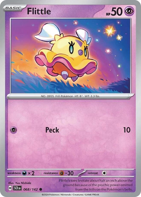 Flittle 68 Stellar Crown Pokémon card