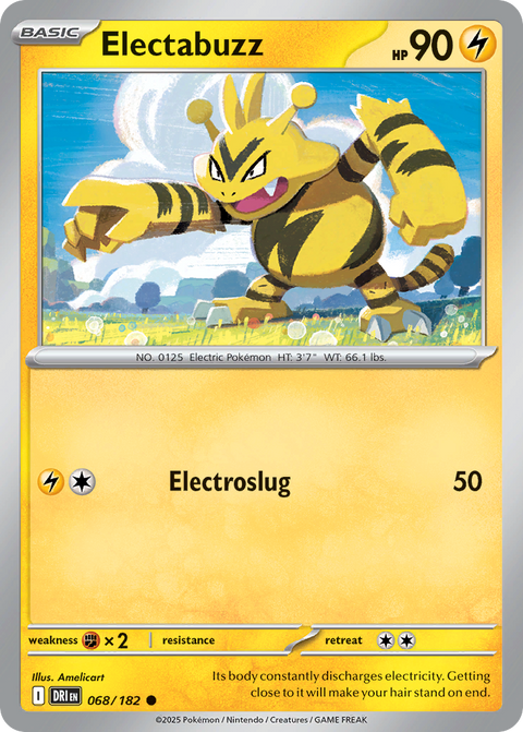 Electabuzz 68 Destined Rivals Pokémon card