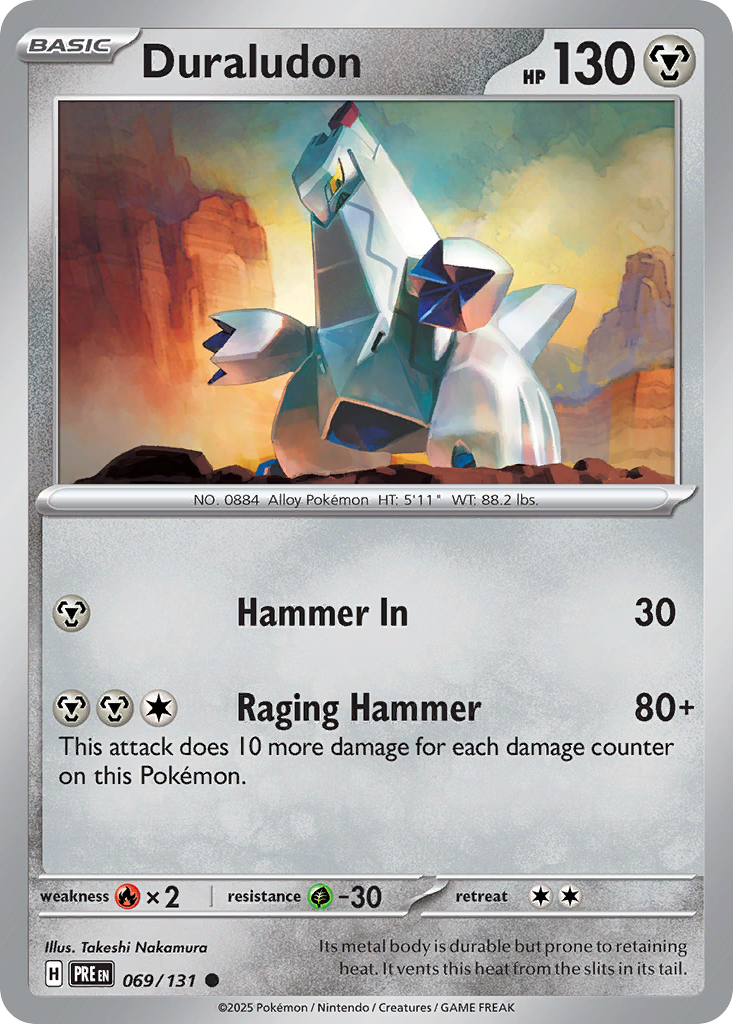 Duraludon 69 Prismatic Evolutions Pokémon card