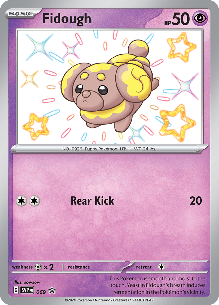 Fidough 69 Scarlet & Violet Black Star Promos Pokémon card