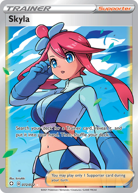 Skyla 72 Shining Fates Pokémon card