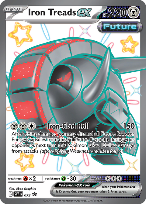 Iron Treads ex 73 Scarlet & Violet Black Star Promos Pokémon card