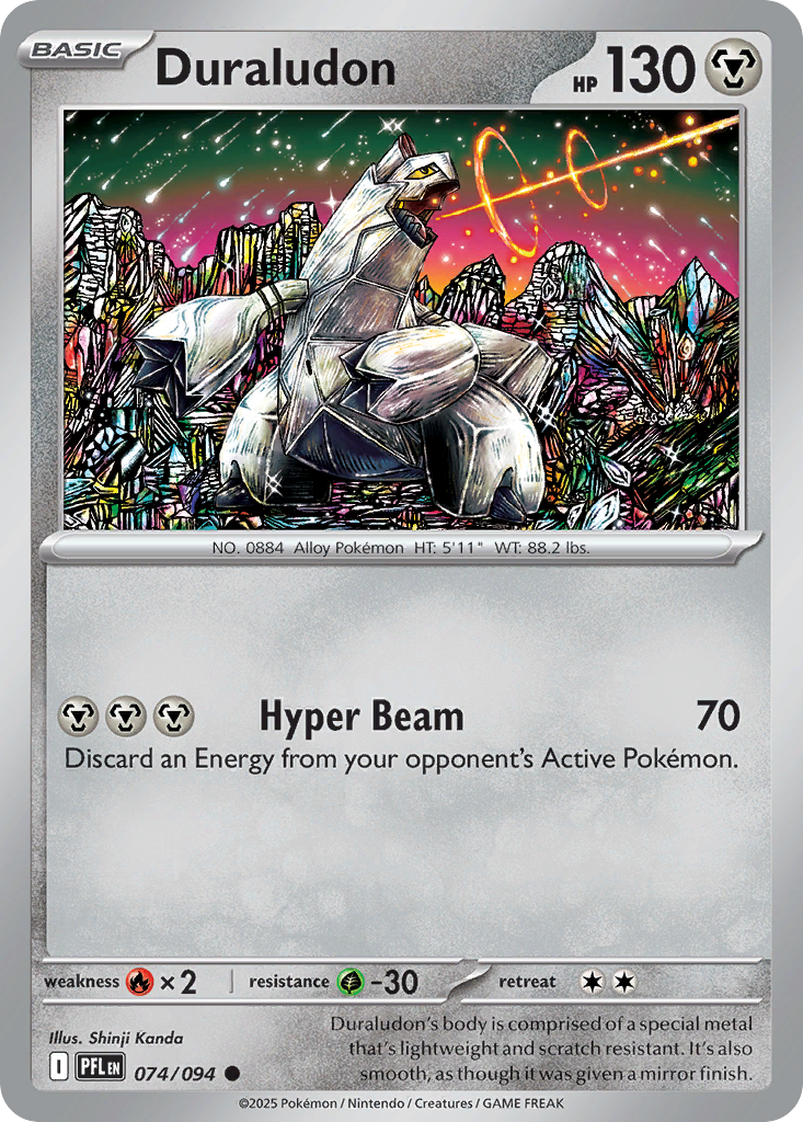 Duraludon 74 Phantasmal Flames Pokémon card