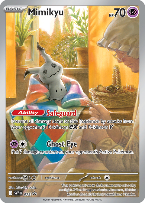 Mimikyu 75 Scarlet & Violet Black Star Promos Pokémon card