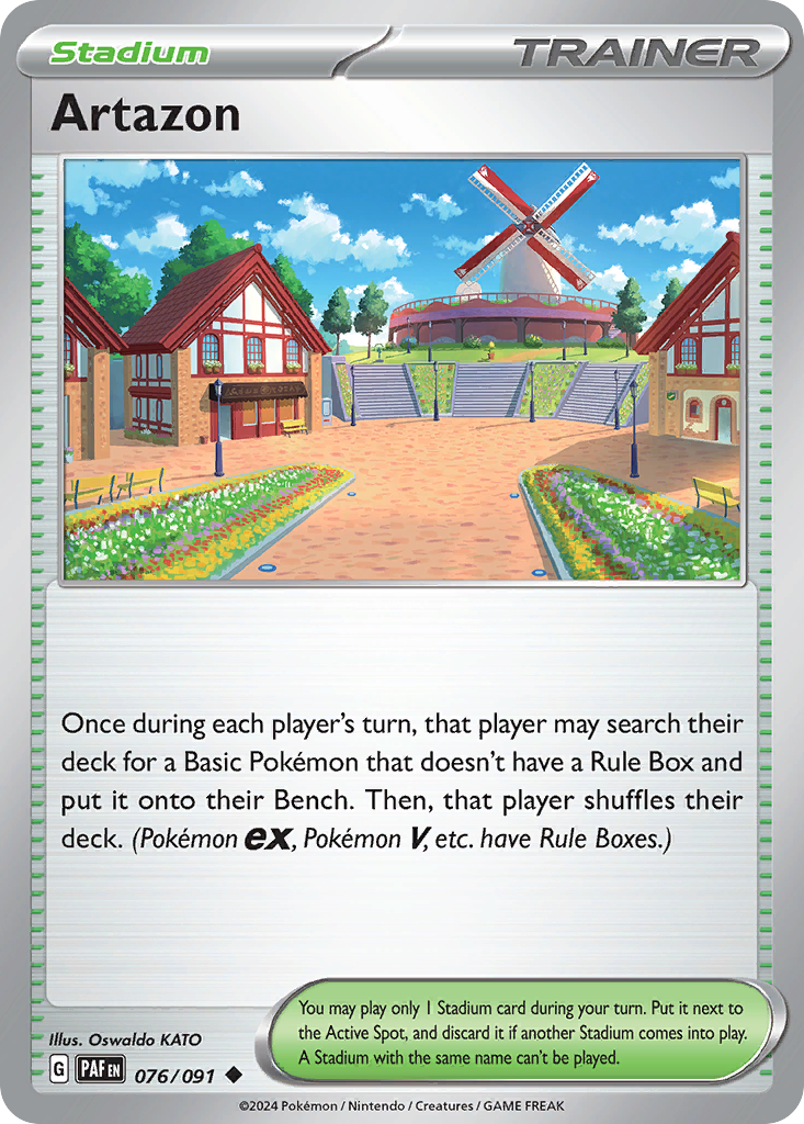 Artazon 76 Paldean Fates Pokémon card