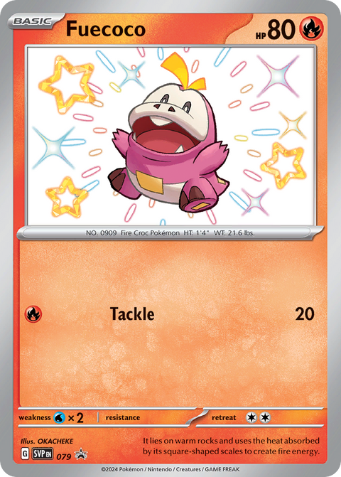 Fuecoco 79 Scarlet & Violet Black Star Promos Pokémon card