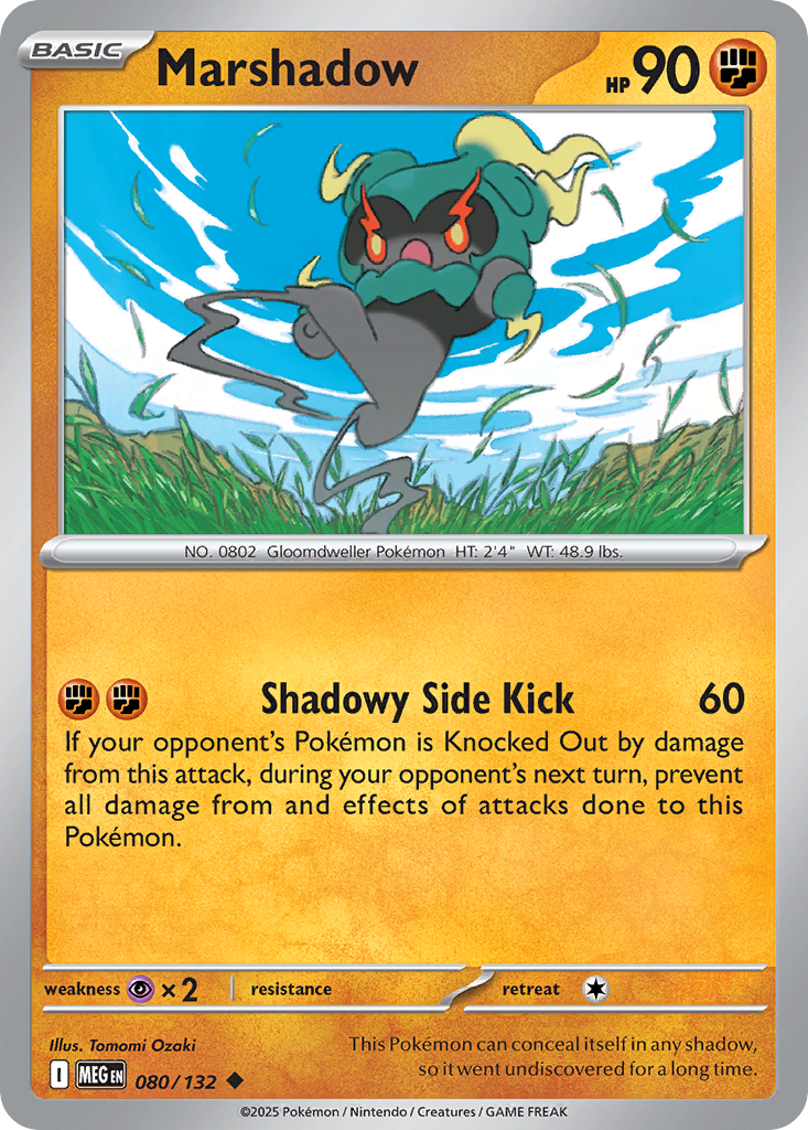Marshadow 80 Mega Evolution Pokémon card