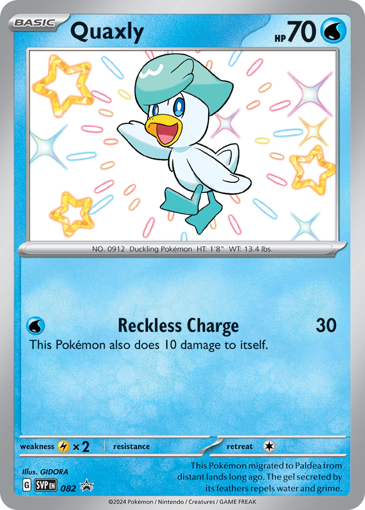 Quaxly 82 Scarlet & Violet Black Star Promos Pokémon card