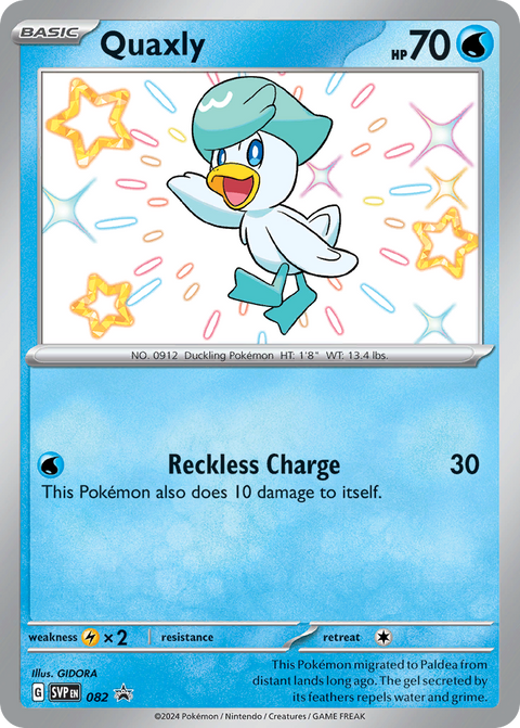 Quaxly 82 Scarlet & Violet Black Star Promos Pokémon card