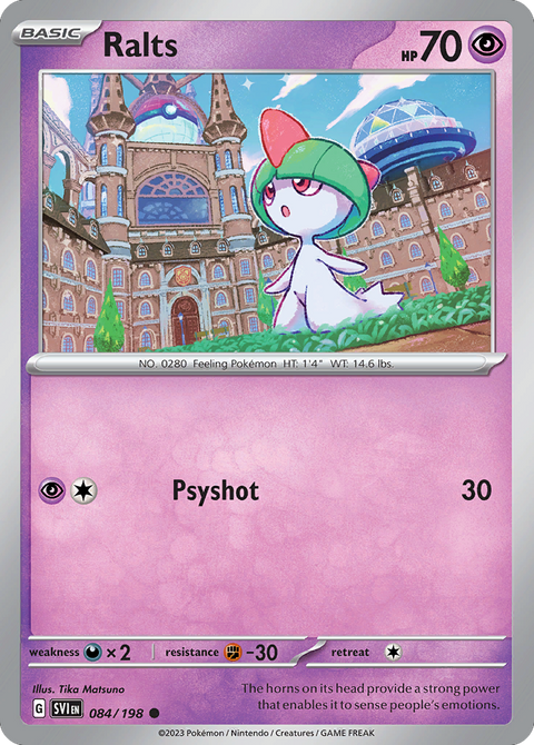 Ralts 84 Scarlet & Violet Pokémon card