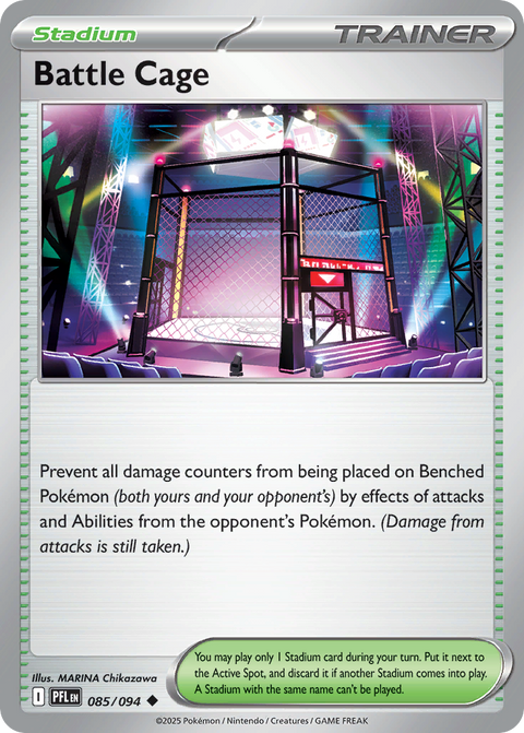 Battle Cage 85 Phantasmal Flames Pokémon card