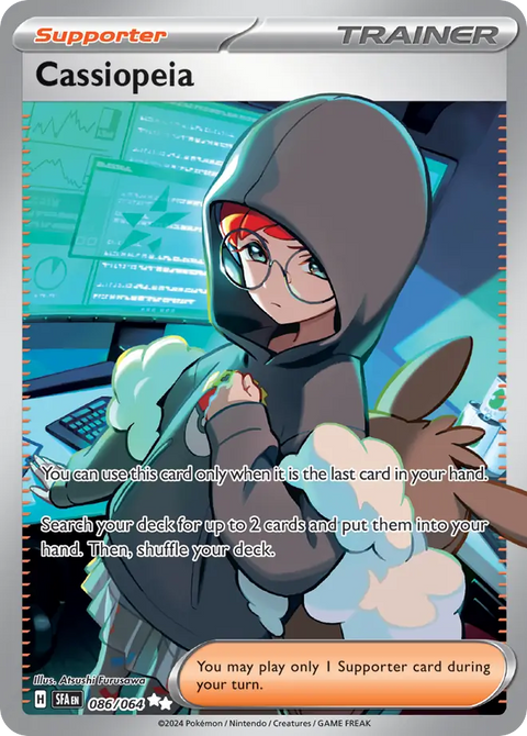 Cassiopeia 86 Shrouded Fable Pokémon card