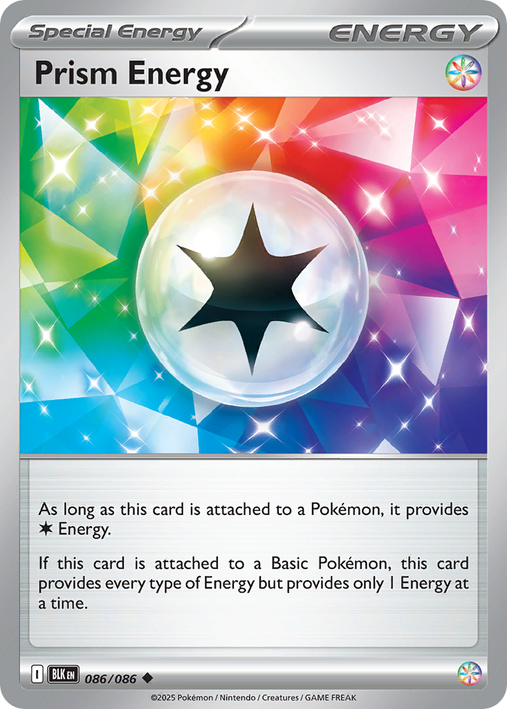 Prism Energy 86 Black Bolt Pokémon card