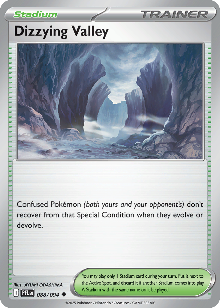 Dizzying Valley 88 Phantasmal Flames Pokémon card